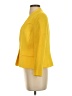 Nine West 100% Polyester Yellow Blazer Size 4 - photo 5