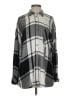 Free People Plaid Gray Long Sleeve Button-Down Shirt Size XS - photo 1