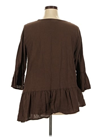 Indigo 3/4 Sleeve Top (view 2)