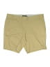 J.Crew 100% Cotton Solid Tan Khaki Shorts Size 14 - photo 1