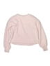 Active by Old Navy 100% Polyester Solid Pink Sweatshirt Size 10 (estimated) - photo 1