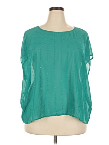 a.n.a. A New Approach Short Sleeve Blouse (view 1)