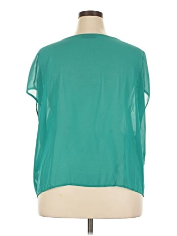 a.n.a. A New Approach Short Sleeve Blouse (view 2)
