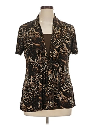 Choices Short Sleeve Blouse (view 1)