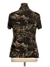 Choices Brown Short Sleeve Blouse Size XL - photo 2