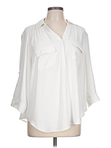 Torrid 3/4 Sleeve Blouse (view 1)