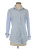 J. McLaughlin Blue 3/4 Sleeve Button-Down Shirt Size S - photo 1