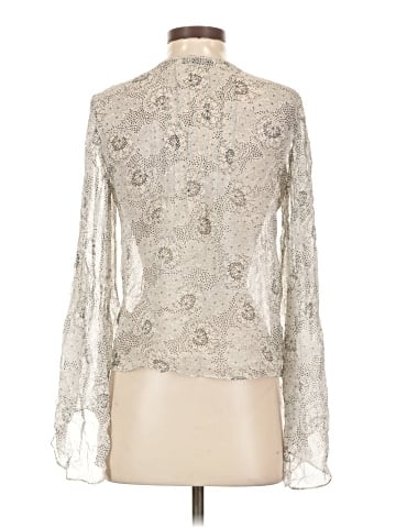 Rebecca Taylor Long Sleeve Silk Top (view 2)