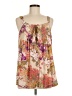 Darling 100% Polyester Tan Sleeveless Blouse Size M - photo 1