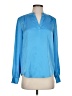 RACHEL Rachel Roy 100% Polyester Blue Long Sleeve Blouse Size XS - photo 1