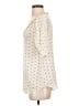 Tamara H. 100% Polyester Ivory Short Sleeve Blouse Size M - photo 5