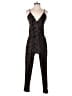 Allison Joy Metallic Black Jumpsuit Size XS - photo 1