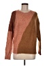 For The Republic Color Block Brown Pullover Sweater Size M - photo 1