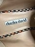 Charles David Houndstooth Brown Flats Size 9 - photo 3