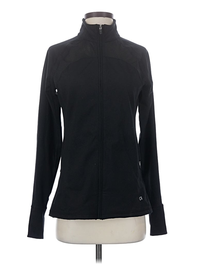 Pre-owned Gap Fit Cardigan Sweater In Black