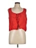 Vrg Grl Red Sleeveless Blouse Size 10 - photo 1