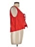 Vrg Grl Red Sleeveless Blouse Size 10 - photo 4