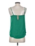 J.Crew 100% Polyester Green Sleeveless Top Size 2 - photo 2