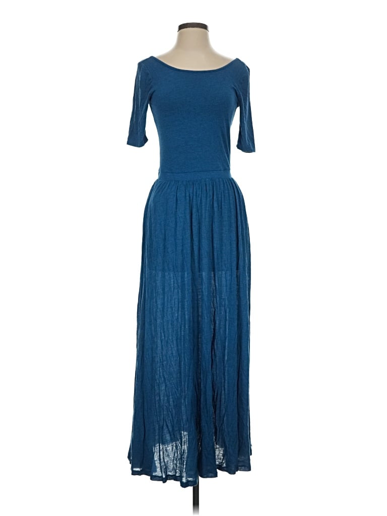 Pre-owned Bordeaux Casual Dress In Blue