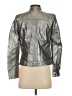 Simply Vera Vera Wang 100% Viscose Metallic Silver Jacket Size XS - photo 2