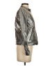 Simply Vera Vera Wang 100% Viscose Metallic Silver Jacket Size XS - photo 4