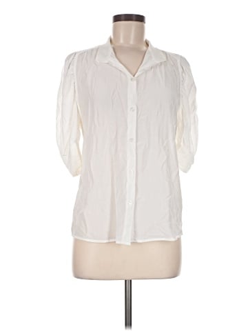 RACHEL Rachel Roy 3/4 Sleeve Button-Down Shirt (view 1)