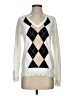 IZOD 100% Cotton Argyle Ivory Pullover Sweater Size S - photo 1