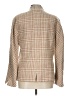 Ellen Tracy Checkered-gingham Tan Wool Blazer Size 12 - photo 2