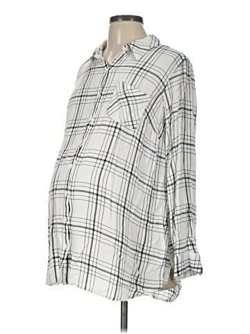Isabel Maternity Long Sleeve Blouse (view 1)