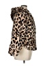Me Jane 100% Polyester Animal Print Brown Faux Fur Jacket Size XL - photo 4