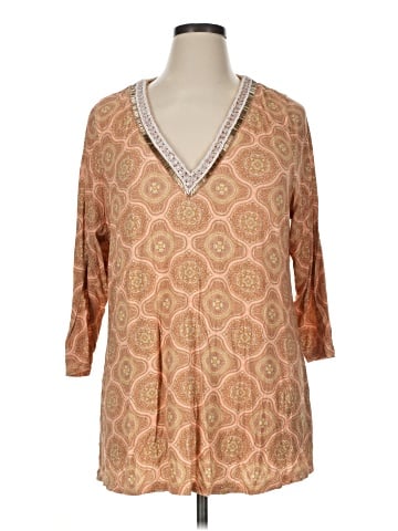 Soft Surroundings 3/4 Sleeve Blouse (view 1)