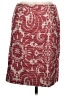 Worth New York Print Red Formal Skirt Size 6 - photo 1
