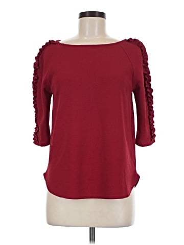 Green Envelope 3/4 Sleeve Top (view 1)