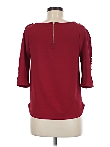 Green Envelope 3/4 Sleeve Top (view 2)