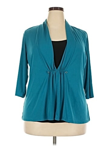 Notations 3/4 Sleeve Blouse (view 1)