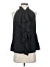 Bebe 100% Polyester Black Sleeveless Blouse Size S - photo 2
