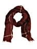 Unbranded Plaid Burgundy Scarf One size - photo 1