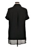 Covington 100% Polyester Black Short Sleeve Blouse Size XL - photo 2