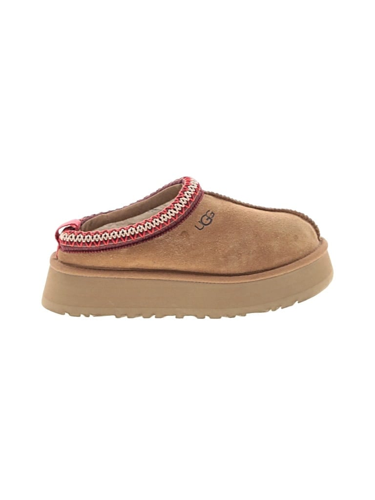 Pre-owned Ugg Flats In Tan