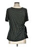 Liz Claiborne Black Short Sleeve Top Size L (petite) - photo 1