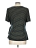 Liz Claiborne Black Short Sleeve Top Size L (petite) - photo 2