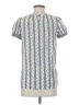 Marc by Marc Jacobs Silver Black Short Sleeve Top Size 2 - photo 2