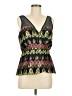 HD in Paris Black Sleeveless Blouse Size 8 - photo 1