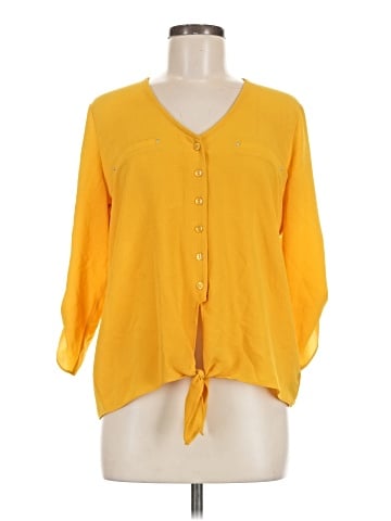 BCX 3/4 Sleeve Blouse (view 1)