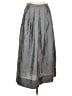 Isda & Co Metallic Silver Formal Skirt Size 6 - photo 1