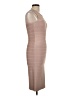 Herve Leger Tan Cocktail Dress Size L - photo 4