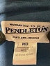 Pendleton 100% Polyester Blue Long Sleeve Blouse Size M - photo 7