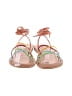 Gap Color Block Orange Sandals Size 7 - photo 2