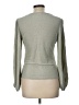 Chenault Silver Long Sleeve Top Size L - photo 2