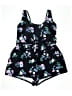 Blair Floral Black One Piece Swimsuit Size 20W - photo 1